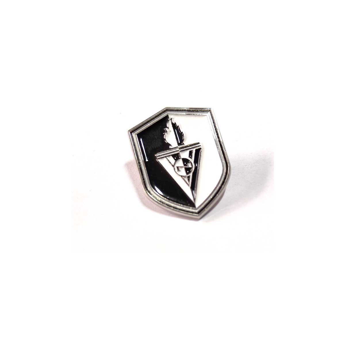 Logo shield pin